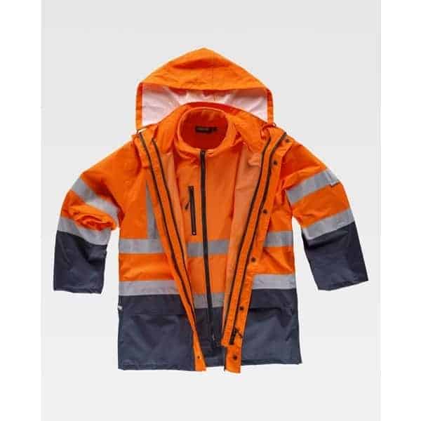 Parka de Alta Visibilidade 4 em 1 306003