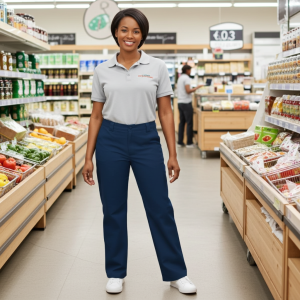 Calças de Trabalho COSMO - Sem bolsos laterais