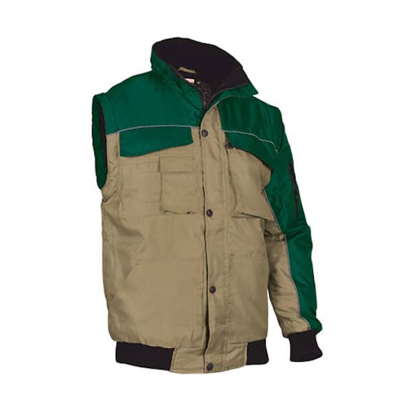 Casaco Acolchoado SCOOT Bege / Verde