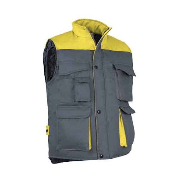 Colete Acolchoado THUNDER Cinza/Amarelo