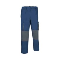 Calças multibolsos bicolores DARKO de trabalho com reforços nos joelhos