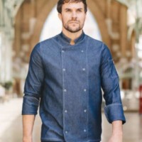 Jaleca de Chef Manga Comprida 405207 em Ganga