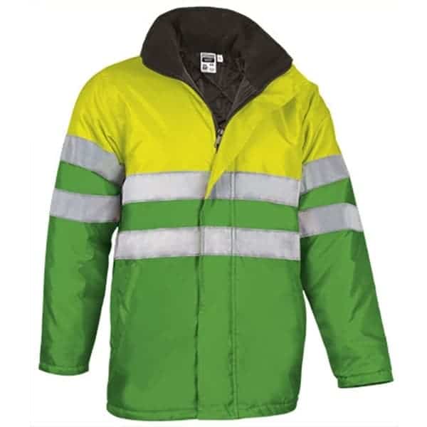 Parka de Alta Visibilidade TRAFFIC Amarelo/Verde Lima