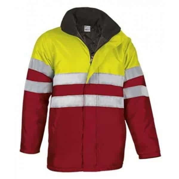 Parka de Alta Visibilidade TRAFFIC Amarelo/Vermelho