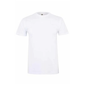 T-Shirt Manga Curta Branco