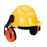 Capacete de Trabalho ABS com Auricular 202003