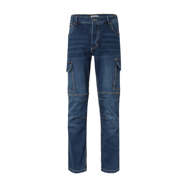 Calça de Trabalho Multibolsos em Ganga 103028