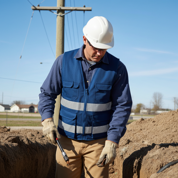 Colete Multibolsos JERVIS com Visibilidade Aumentada