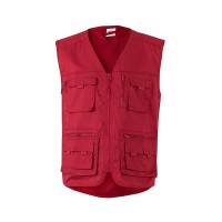 Colete Multibolsos 105901 Vermelho