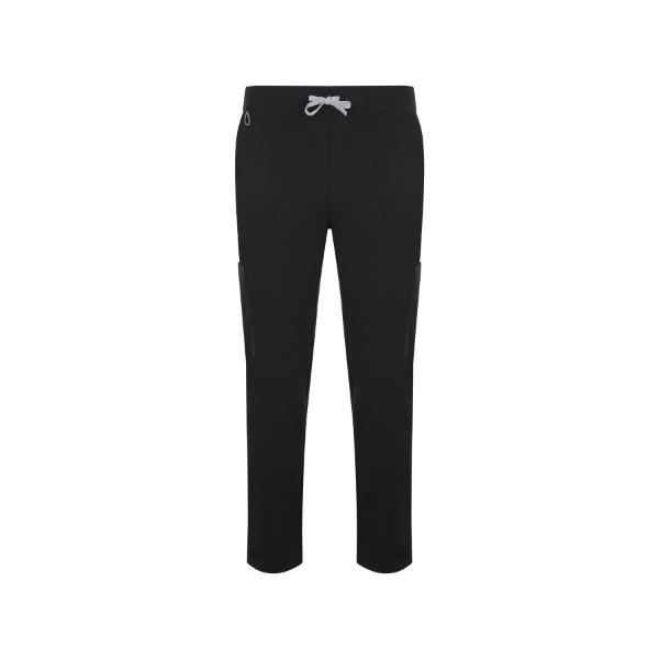 Calças estilo pijama retas 533020 Calças estilo pijama PureStretch retas unissexo | 533020 Preto