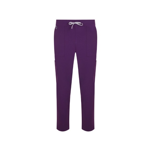 Calças estilo pijama retas 533020 Calças estilo pijama PureStretch retas unissexo | 533020 Roxo