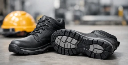 Botas de segurança com sola antiestática