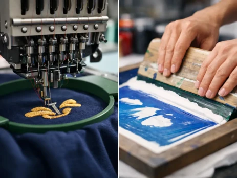 Bordado ou estampagem têxtil: qual escolher?