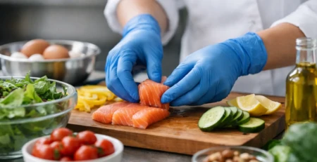 Como escolher luvas nitrilo para alimentação