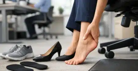 Como prevenir fadiga nos pés no trabalho